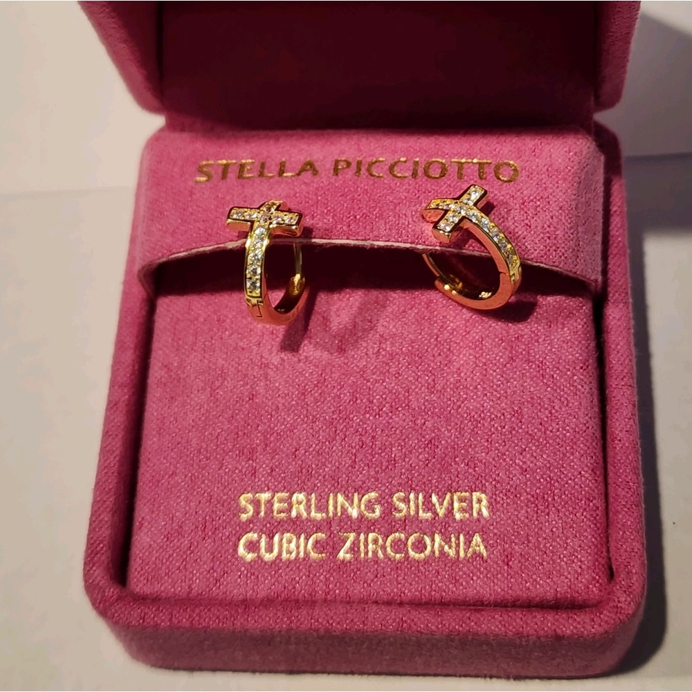 STERLING SILVER & CUBIC ZIRCONIA Earrings by Stella Picciotto